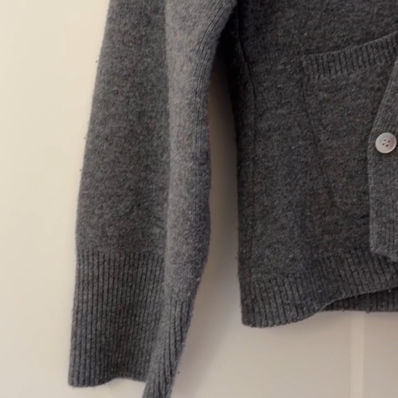 Almina Concept V-neck Cardigan | Size medium | Color dark gray - Picture 6 of 6